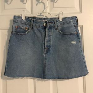Jean skirt